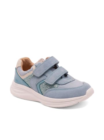 bisgaard Leder-Sneakers in Hellblau