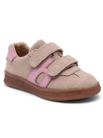 bisgaard Leder-Sneakers in Altrosa