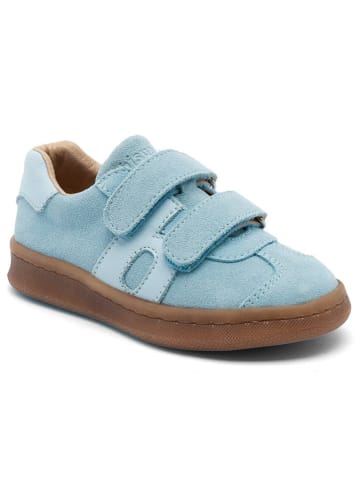 bisgaard Leder-Sneakers in Hellblau