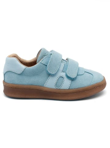 bisgaard Leder-Sneakers in Hellblau