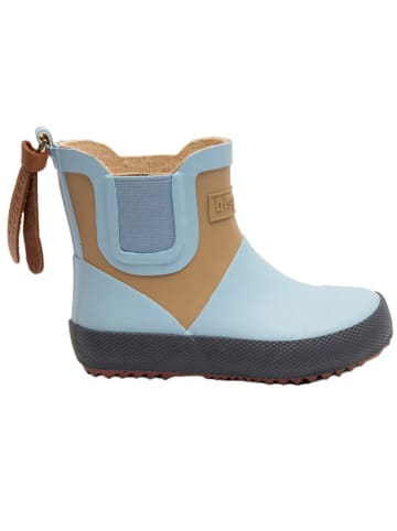 bisgaard Gummistiefel in Hellblau/ Hellbraun