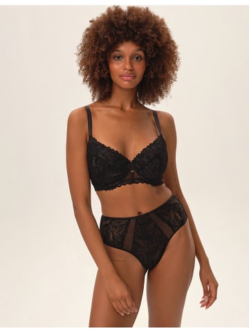 ESOTIQ Figi high waist "Ombre" w kolorze czarnym
