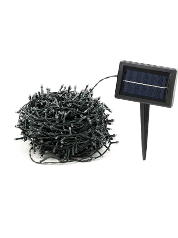 Inkazen LED-Solarlichterkette in Schwarz - 620 cm