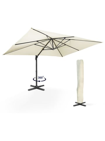 Inkazen Sonnenschirm in Creme - (L)300 x (B)400 cm