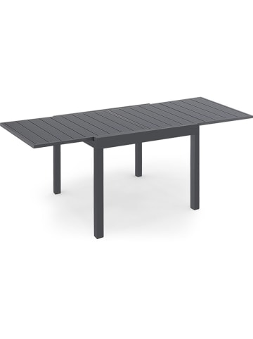 Inkazen Ausziehbarer Gartentisch in Anthrazit - (B)90 x (H)73 x (T)90 cm