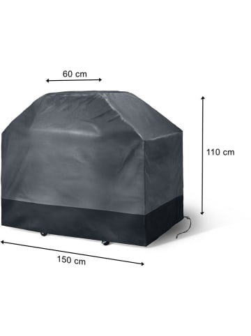 Inkazen Grillbeschermhoes grijs - (B)150 x (H)110 x (D)60 cm