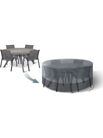 Inkazen Gartenmöbel-Schutzhülle in Grau - (H)75 x Ø 200 cm