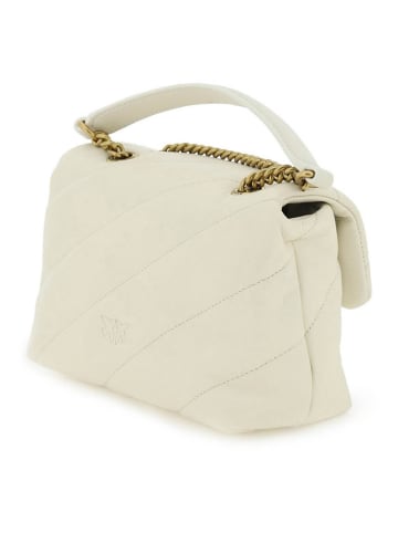Pinko Leder-Umhängetasche in Creme - (B)19 x (H)13 x (T)8 cm