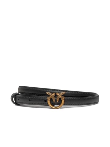 Pinko Leren riem zwart