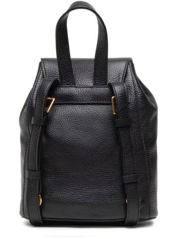 COCCINELLE Leder-Rucksack in Schwarz - (B)21 x (H)25 x (T)13 cm