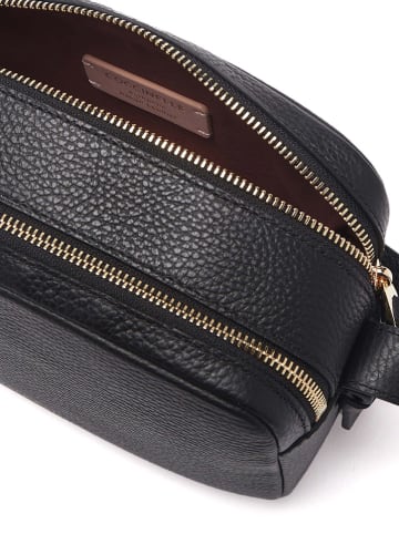 COCCINELLE Leren schoudertas zwart - (B)22 x (H)14 x (D)9 cm