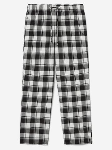 Marc O´Polo Bodywear Pyjama-Hose in Schwarz/ Weiß