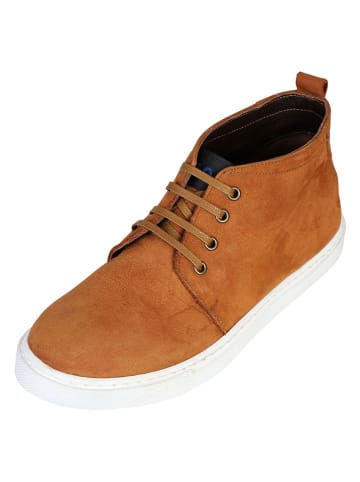 G.O.L.® FINEST COLLECTION Leder-Schnürschuhe in Hellbraun