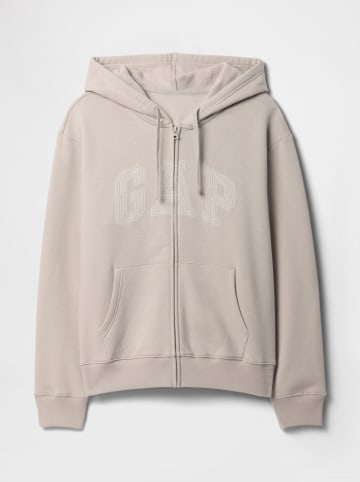 GAP Sweatjacke in Beige