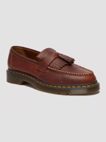 Dr. Martens Leder-Mokassins in Braun