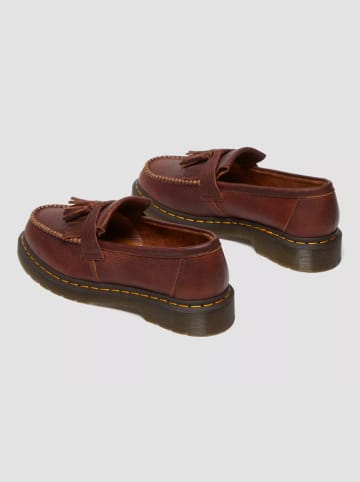 Dr. Martens Leder-Mokassins in Braun