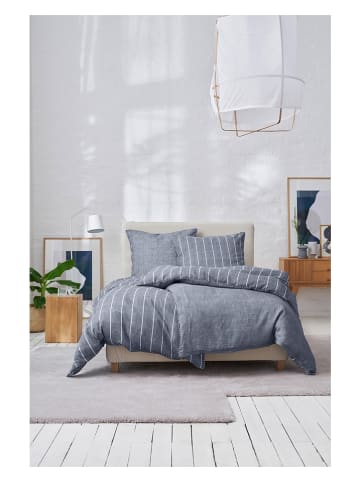 ESPRIT Komplet pościeli renforcé "Harp" w kolorze antracytowym