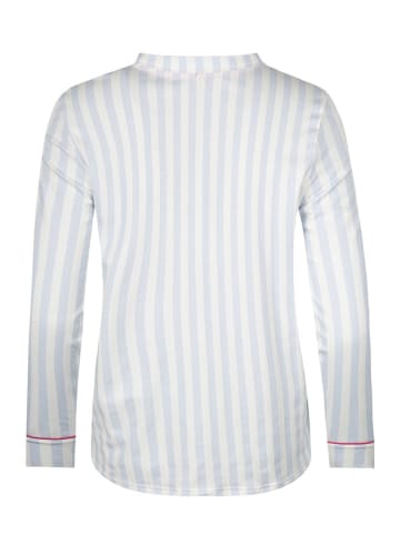 SHORT STORIES Pyjamashirt lichtblauw/wit