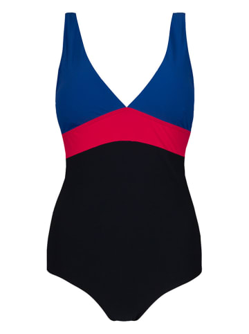 SHORT STORIES Badpak zwart/blauw/rood
