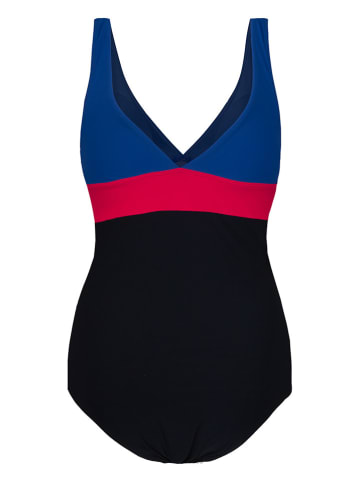 SHORT STORIES Badpak zwart/blauw/rood