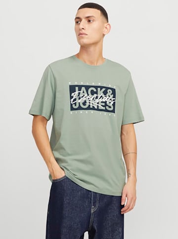 Jack & Jones Koszulka w kolorze zielonym