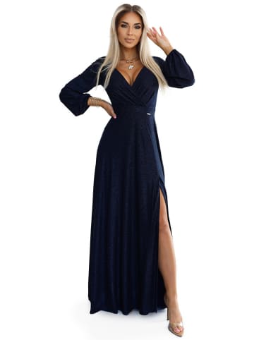 numoco Kleid in Dunkelblau