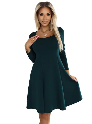 numoco Kleid in Dunkelgrün