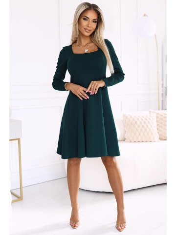 numoco Kleid in Dunkelgrün