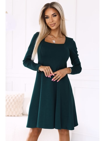 numoco Kleid in Dunkelgrün