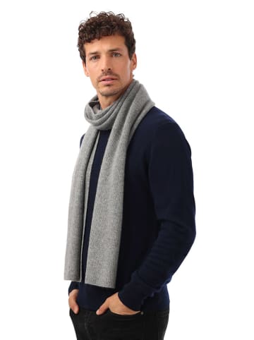 KKS Studios Kaschmir-Schal in Grau - (L)195 x (B)34 cm