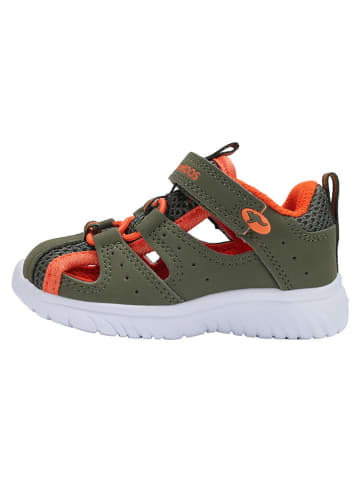 Kangaroos Halbsandalen in Khaki/Orange