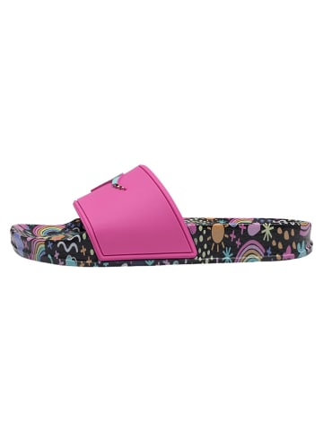 Kangaroos Slippers zwart/roze