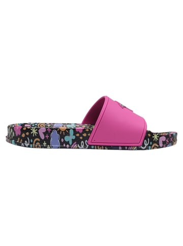 Kangaroos Slippers zwart/roze