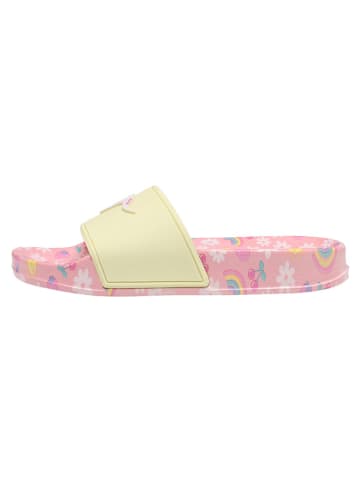 Kangaroos Slippers geel/lichtroze