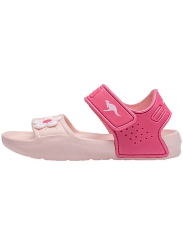 Kangaroos Buty kąpielowe "KangaSwim II" w kolorze różowo-jasnoróżowym