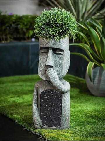 FLORIANE GARDEN Vase in Grau - (H)36 x Ø 20 cm