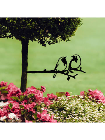 FLORIANE GARDEN Gartendeko in Schwarz - (B)50 x (H)20 cm
