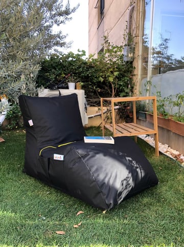 FLORIANE GARDEN Sitzsack in Schwarz - (B)60 x (H)75 x (T)110 cm