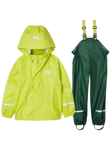 Helly Hansen 2-delige regenoutfit "Bergen 2.0" groen