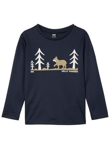 Helly Hansen Funktionsshirt "Tech Graphic" in Dunkelblau