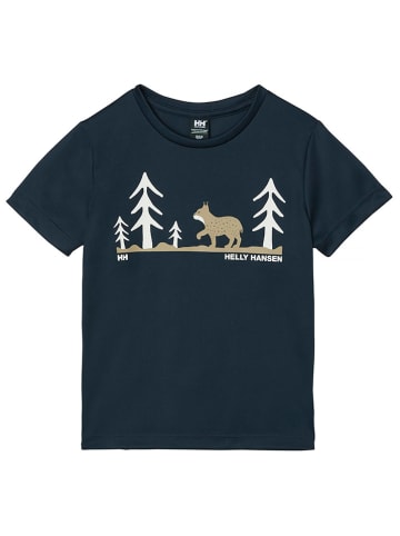 Helly Hansen Funktionsshirt "Tech Graphic" in Dunkelblau