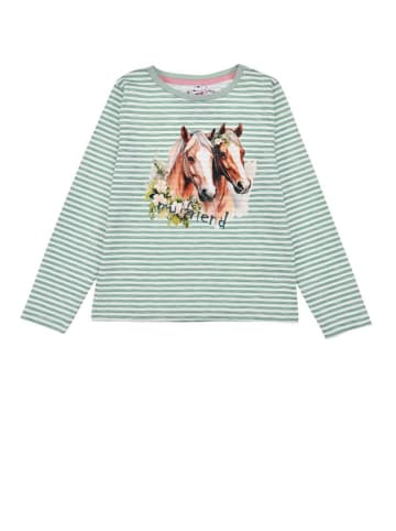 Bondi Longsleeve "My friend" in Grün