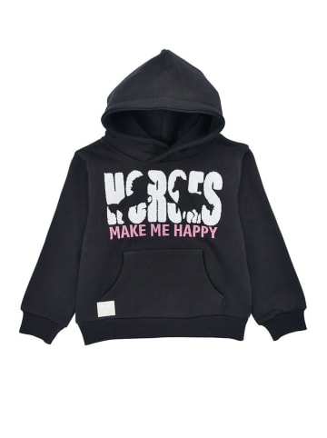 Bondi Hoodie "Horses" in Schwarz