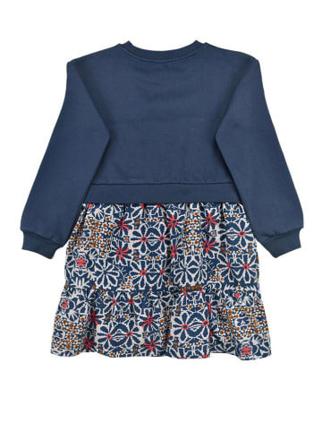 Bondi Kleid "Blumenallover" in Dunkelblau