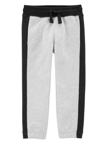 OshKosh Sweathose in Grau/ Schwarz