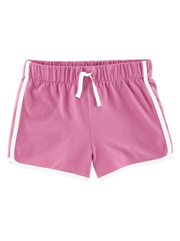 OshKosh Shorts in Mauve/ Weiß