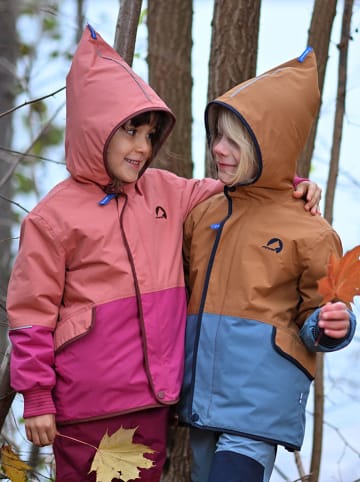 finkid Winterjacke "Moska Mukka" in Hellbraun/ Pink