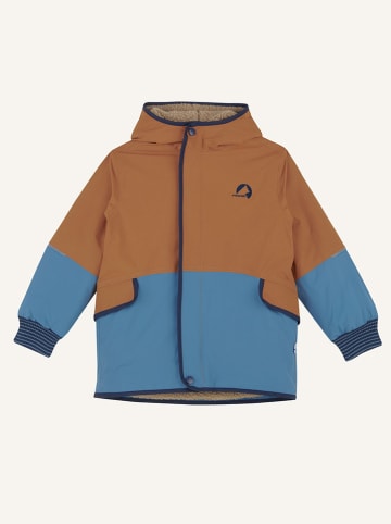 finkid Winterjacke "Moska Mukka" in Blau/ Hellbraun