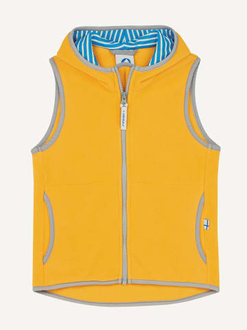 finkid Fleece bodywarmer "Poppeli" geel