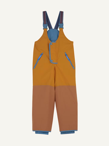 finkid Ski-/ Snowboardhose "Kajo Husky" in Hellbraun/ Senf